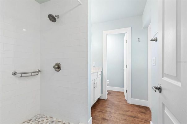 Bathroom, Interior, Wood Texture Flooring