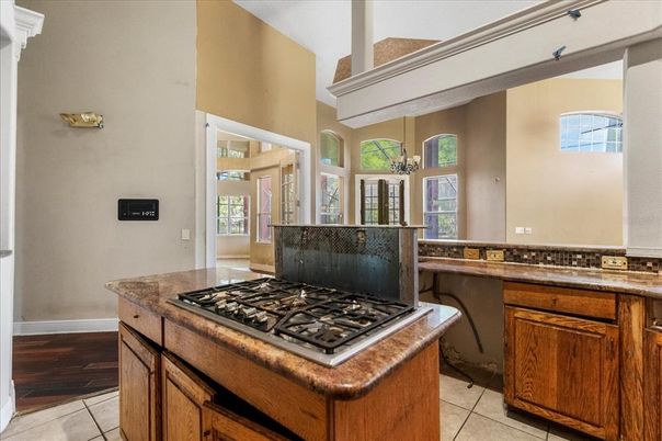 Interior, Kitchen, Wood Texture Flooring