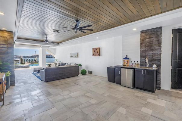 Interior, Recessed Lighting, Stone Walls