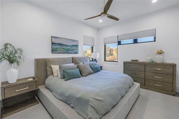 Bedroom, Interior, Recessed Lighting