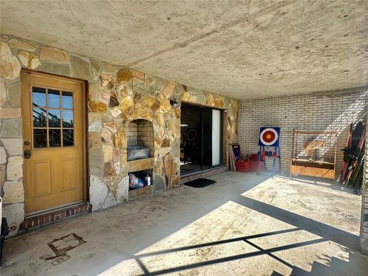Fireplace, Interior, Stone Walls