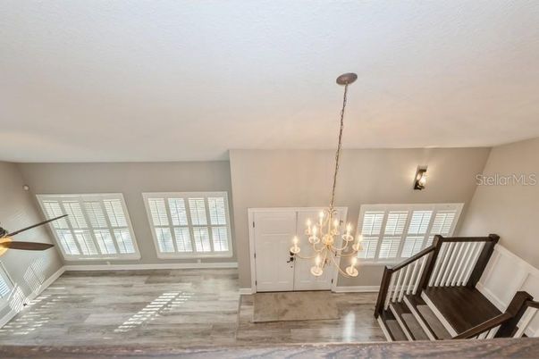 Chandelier, Interior, Wood Texture Flooring