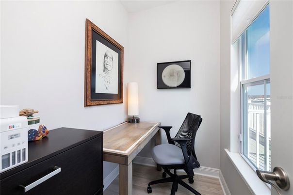 Home Office, Interior, Wood Texture Flooring