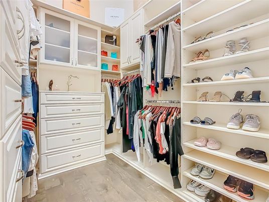Interior, Walk-in Closets, Wood Texture Flooring