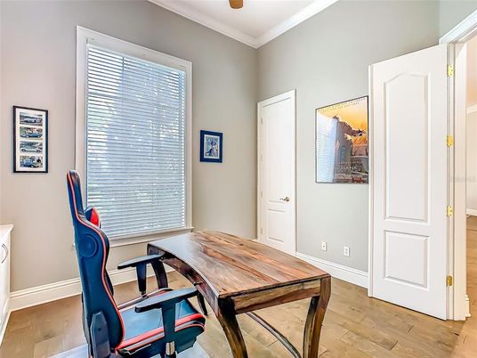 Home Office, Interior, Wood Texture Flooring