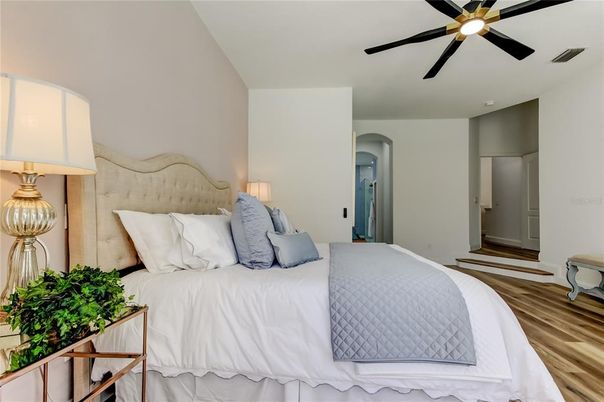 Bedroom, Interior, Wood Texture Flooring