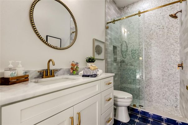 Bathroom, Glass Shower, Interior