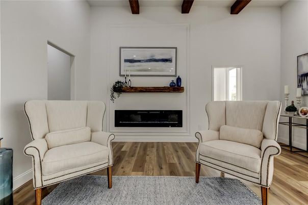 Fireplace, Interior, Wooden Beams, Wood Texture Flooring
