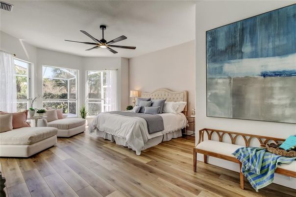 Bedroom, Interior, Wood Texture Flooring