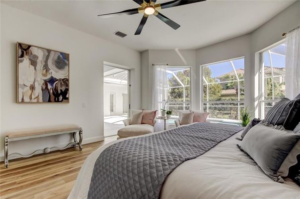 Bedroom, Interior, Wood Texture Flooring