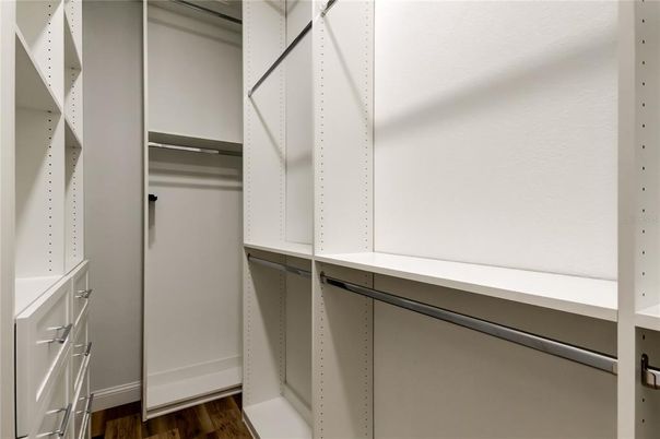 Interior, Walk-in Closets, Wood Texture Flooring