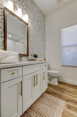 Bathroom, Interior, Wood Texture Flooring