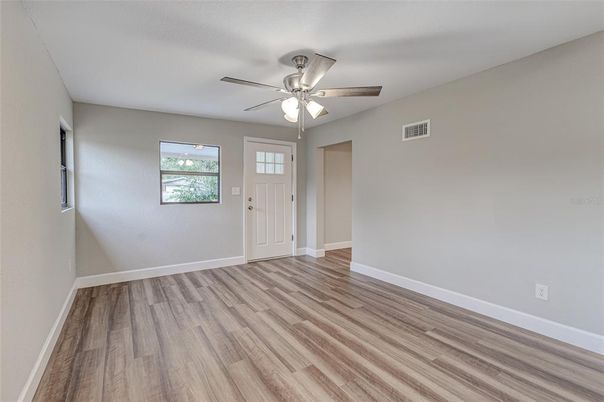 Empty room, Interior, Wood Texture Flooring