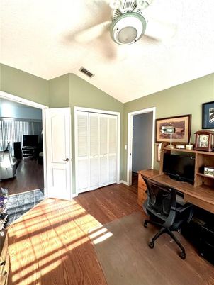 Home Office, Interior, Wood Texture Flooring