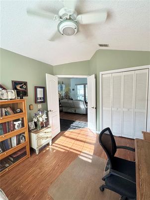 Bedroom, Home Office, Interior, Wood Texture Flooring