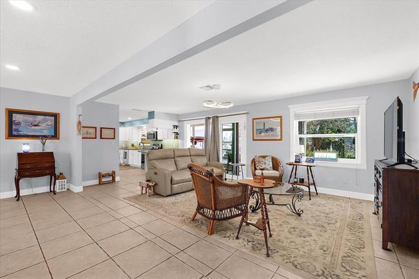 Dining room, Interior, Kitchen, Living room, Recessed Lighting