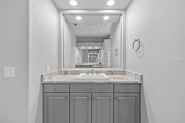 Bathroom, Interior, Recessed Lighting