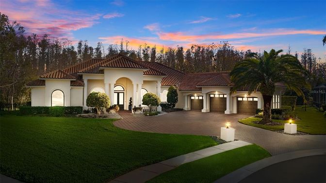 Backyard, Exterior, Facade, Mediterranean
