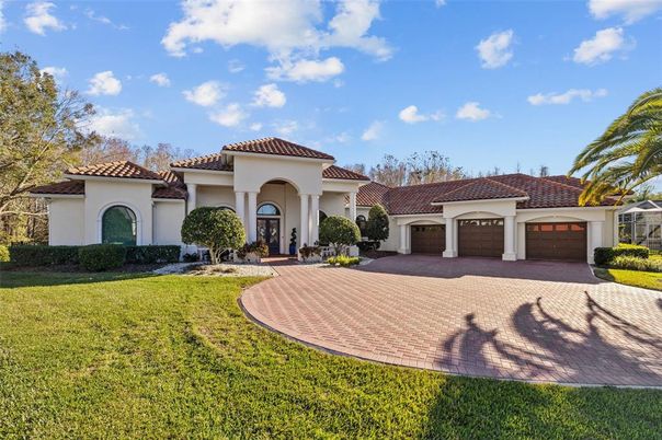 Attached, Backyard, Exterior, Facade, Mediterranean