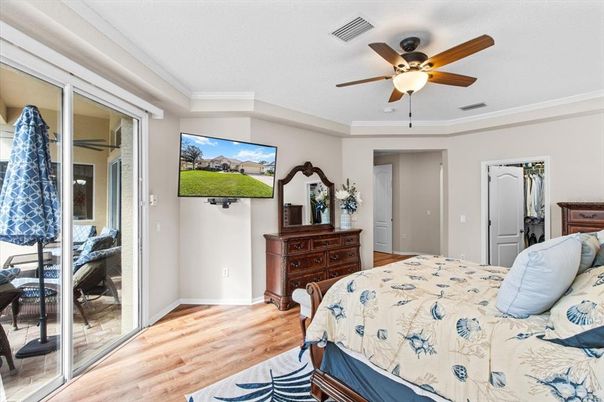 Bedroom, Interior, Wood Texture Flooring