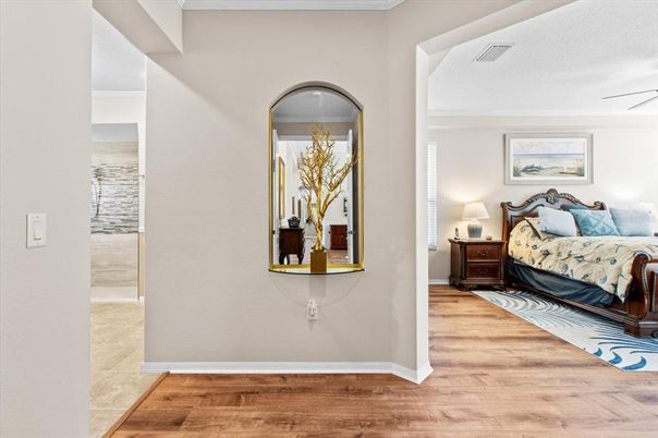 Bedroom, Interior, Wood Texture Flooring
