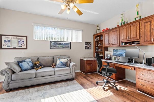 Home Office, Interior, Wood Texture Flooring