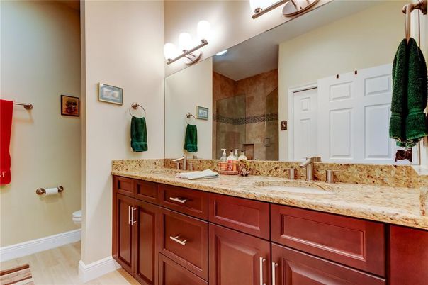 Bathroom, Dual Sink Vanities, Interior, Wood Texture Flooring