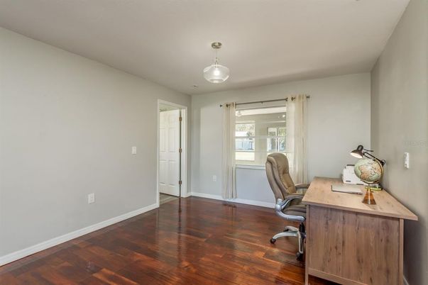 Home Office, Interior, Wood Texture Flooring