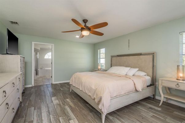Bedroom, Interior, Wood Texture Flooring