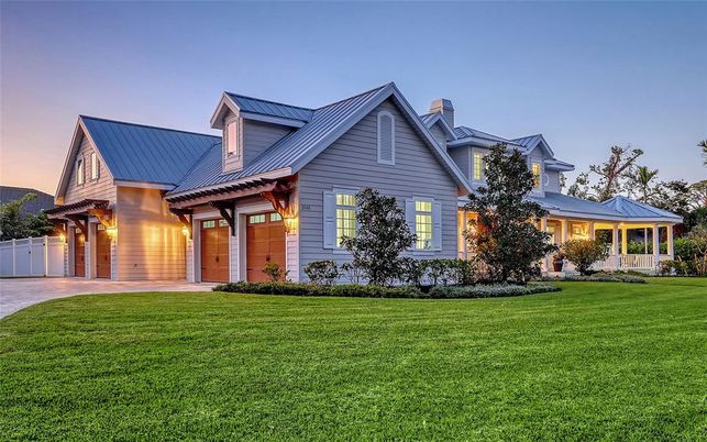 Attached, Backyard, Exterior, Facade, Farmhouse
