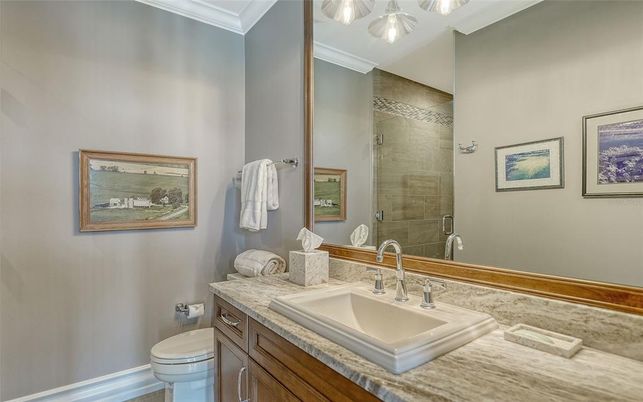 Bathroom, Glass Shower, Interior