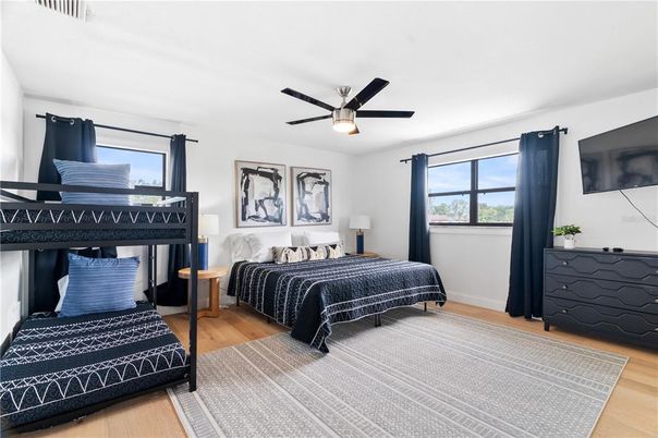 Bedroom, Interior, Wood Texture Flooring