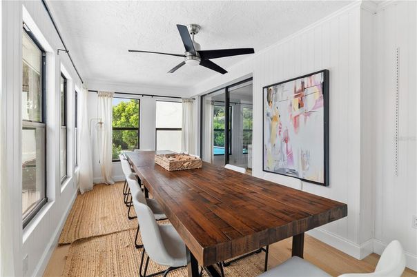 Dining room, Interior, Wood Texture Flooring