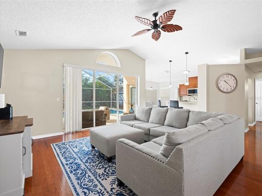 Interior, Kitchen, Living room, Pendant Lights, Wood Texture Flooring