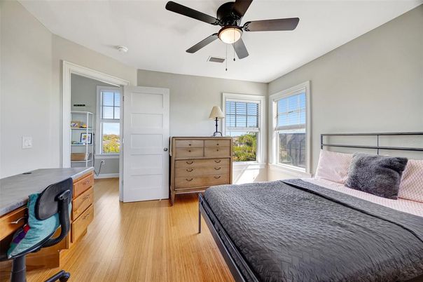 Bedroom, Interior, Wood Texture Flooring