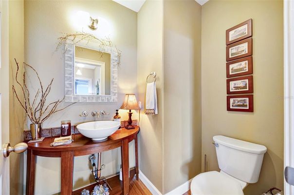Bathroom, Interior, Wood Texture Flooring