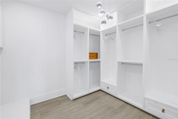 Interior, Pendant Lights, Walk-in Closets, Wood Texture Flooring