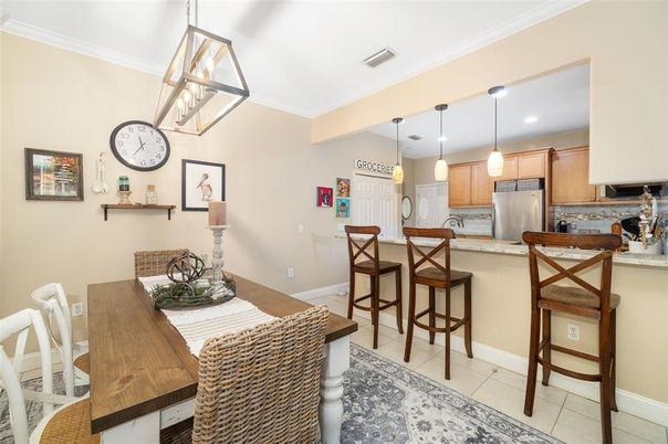 Dining room, Interior, Kitchen, Pendant Lights, Recessed Lighting