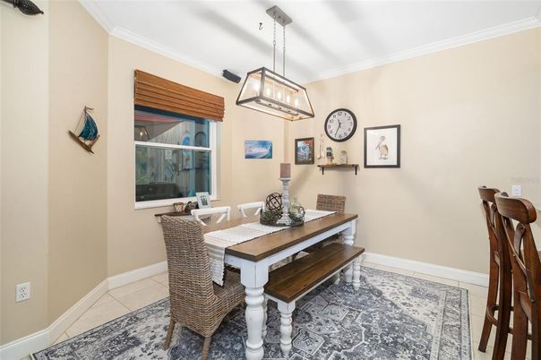 Dining room, Interior, Pendant Lights