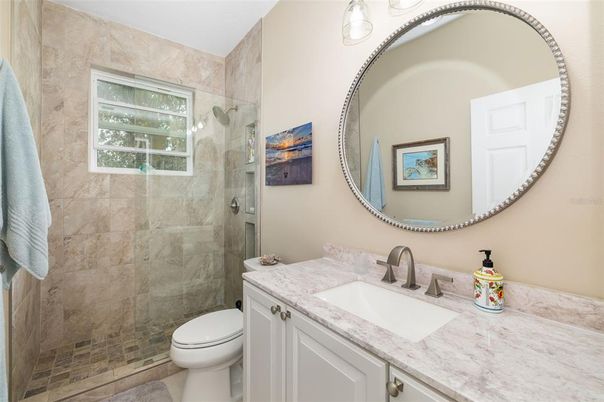 Bathroom, Glass Shower, Interior