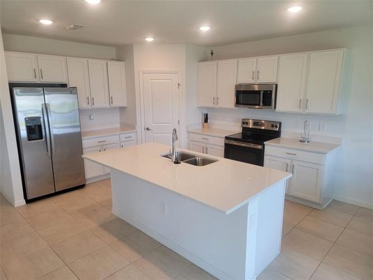Interior, Kitchen, Recessed Lighting, Stainless Steel Appliances