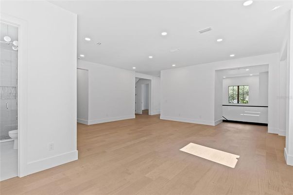 Interior, Recessed Lighting, Wood Texture Flooring