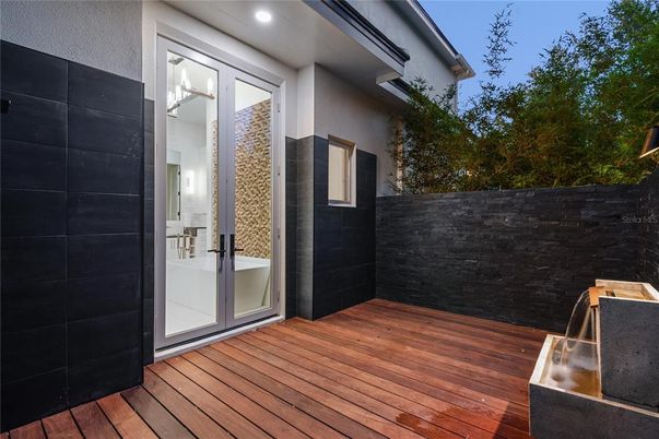 Exterior, Wood Texture Flooring
