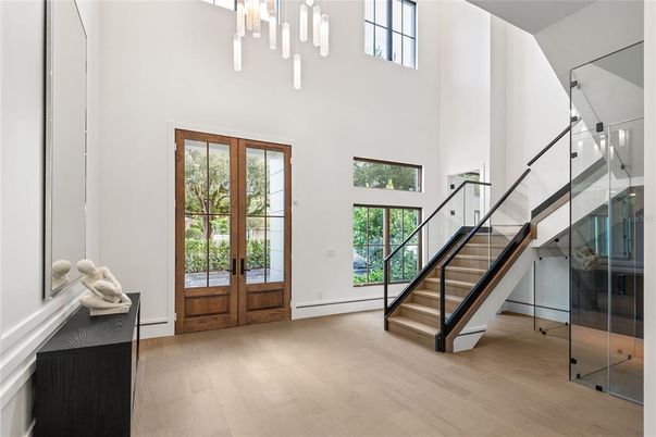 Interior, Pendant Lights, Wood Texture Flooring