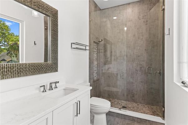 Bathroom, Glass Shower, Interior