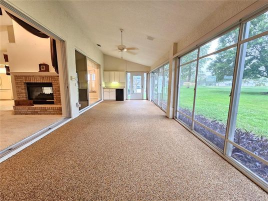 Fireplace, Interior, Sun Room