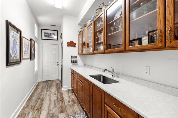 Interior, Kitchen, Wood Texture Flooring