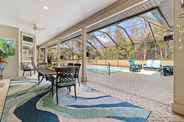 Dining room, Glass Ceilings, Interior, Pool, Recessed Lighting, Sun Room