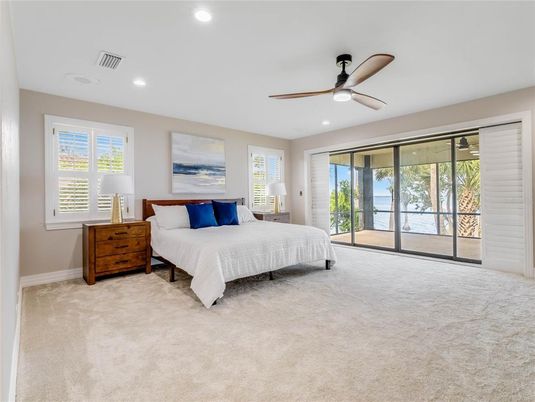 Bedroom, Interior, Recessed Lighting