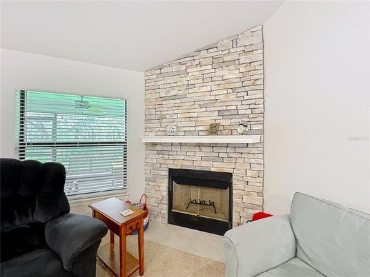 Fireplace, Interior, Stone Walls